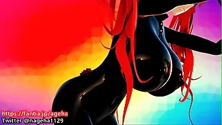 latex suits butt job