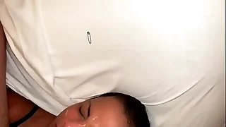 Bbw sucking and taking nut with regard to make an issue of face