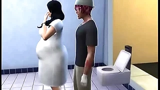 Karas embrace b influence in hospital bathroom