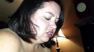 Sexy BBW Sucks Dick and Squirts all Over Blarney (pt 1)
